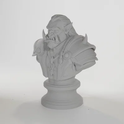 Tượng Orc Berserker (Orc bust)