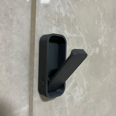 Móc Treo Tường Gập Gọn Ẩn Khung 60x25x10mm