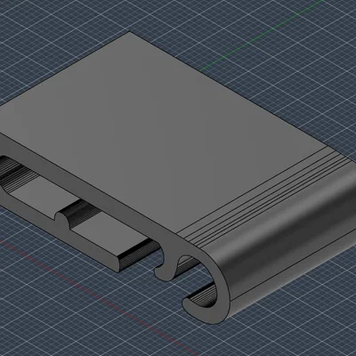 Kẹp gắn đèn cho mũ bảo hộ không khe cài (In 3D STL)
