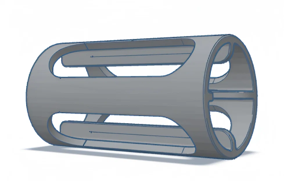 Bộ chuyển đổi pin AA sang C in 3D hoàn toàn (Không cần Support) - Image 2