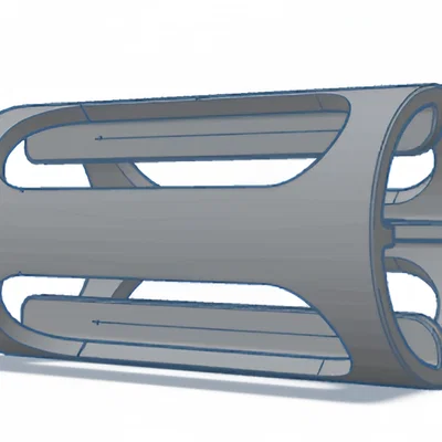 Bộ chuyển đổi pin AA sang C in 3D hoàn toàn (Không cần Support)