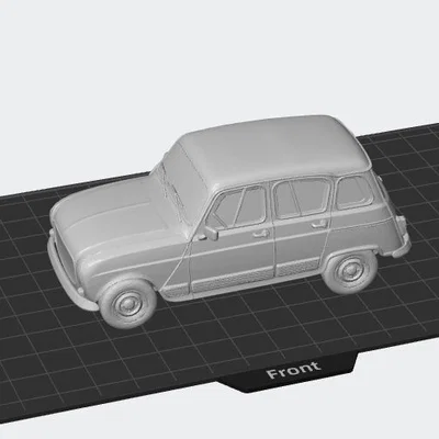 Mô hình xe hơi Renault 4 đời 1980