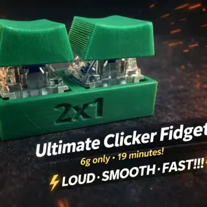 Ultimate Clicker Fidget 2×1 – Kêu đã tai, Mượt mà, Cực nhanh!!