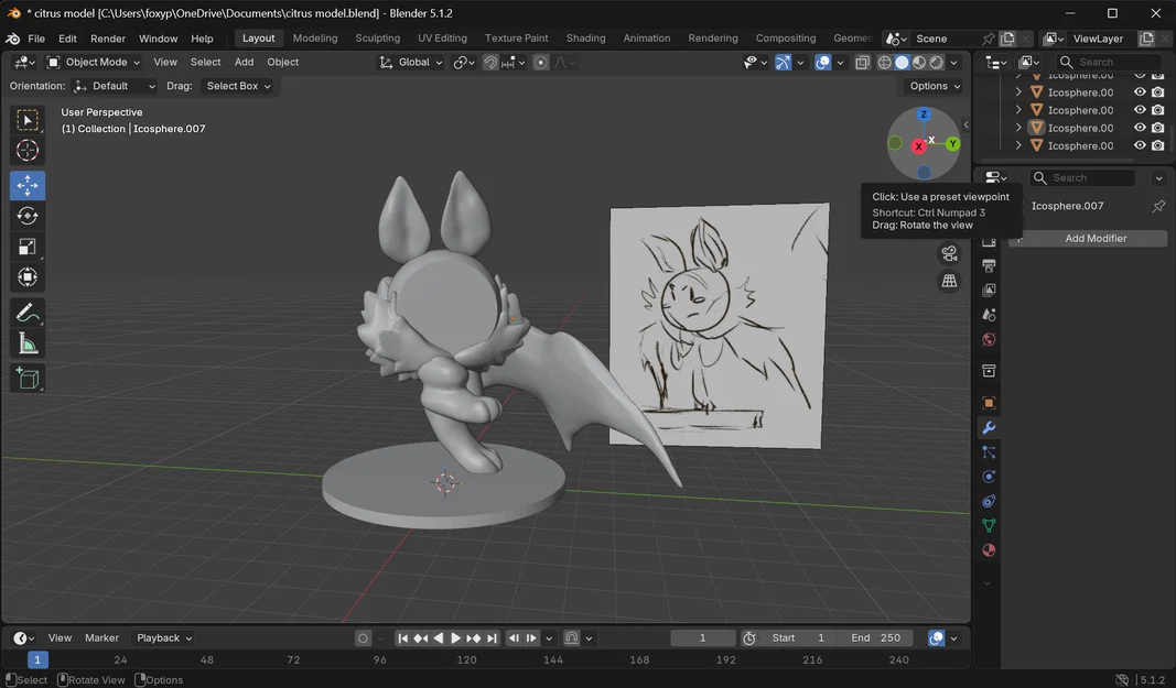 Mô hình Citrus từ bộ truyện Objectified (MIỄN PHÍ) - Image 3