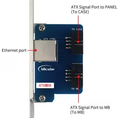 Đế gắn bề mặt cho module BliKVM ATX