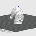 Tượng Bán Thân Đầu Ngựa - Thumbnail 3