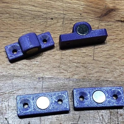 Chốt cửa từ tính in 3D cho nam châm 8x3mm