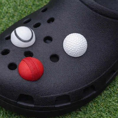 Bộ Charm Clog Hình Bóng Thể Thao - Bóng Chày, Cricket, Golf