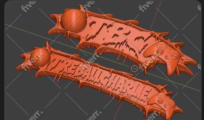 Mẫu Logo 3D Custom Độc Đáo Cho Streamer Và Game Thủ - Image 1