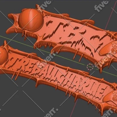 Mẫu Logo 3D Custom Độc Đáo Cho Streamer Và Game Thủ