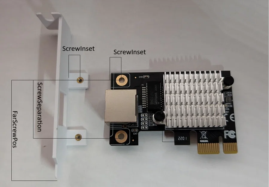 Tấm chắn PCIe card dạng SFF (có thể tùy chỉnh) - Image 3