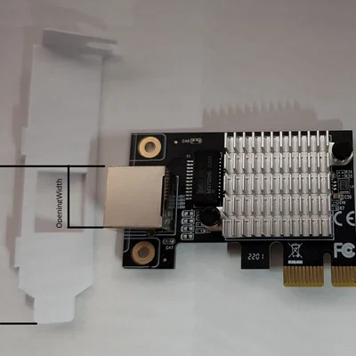 Tấm chắn PCIe card dạng SFF (có thể tùy chỉnh)