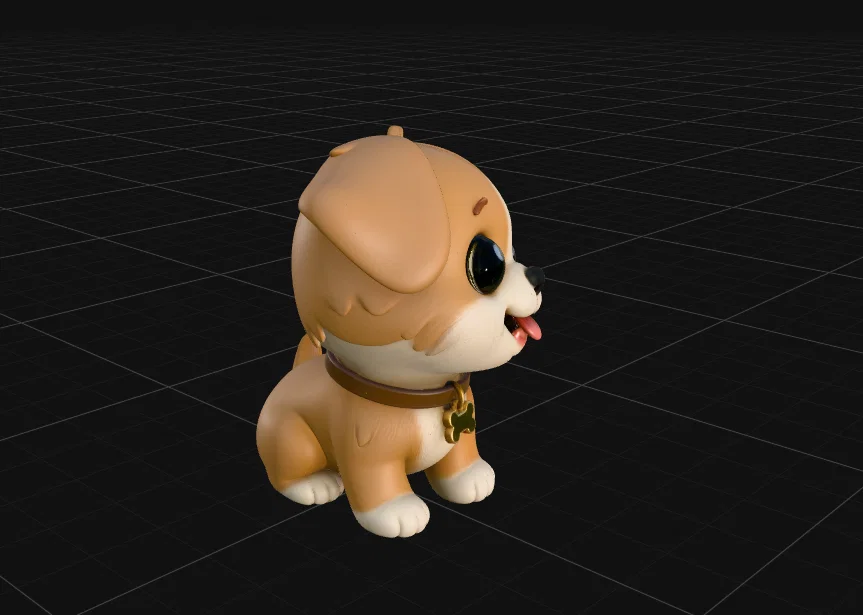 Mini Dog - Mô hình chú cún dễ thương phong cách Toy Art - Image 1