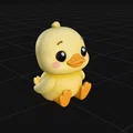 Mini Duck - Mô hình chú vịt siêu dễ thương phong cách Toy Art - Thumbnail 2