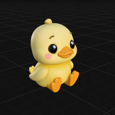 Mini Duck - Mô hình chú vịt siêu dễ thương phong cách Toy Art