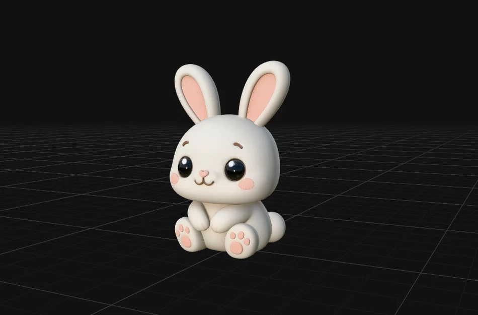 Mini Rabbit - Mô hình chú thỏ phong cách Toy Art siêu đáng yêu - Image 1