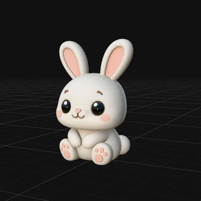 Mini Rabbit - Mô hình chú thỏ phong cách Toy Art siêu đáng yêu