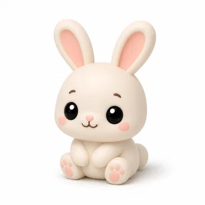 Mini Rabbit - Mô hình chú thỏ phong cách Toy Art siêu đáng yêu