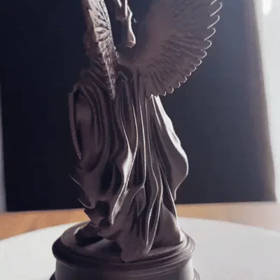 Mô hình 3D Tổng lãnh thiên thần Michael: Tượng trang trí tinh xảo