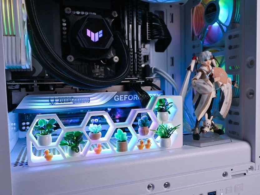 Giá đỡ GPU RGB hình lục giác - Image 2