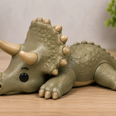 Mô hình chú khủng long Baby Triceratops đáng yêu