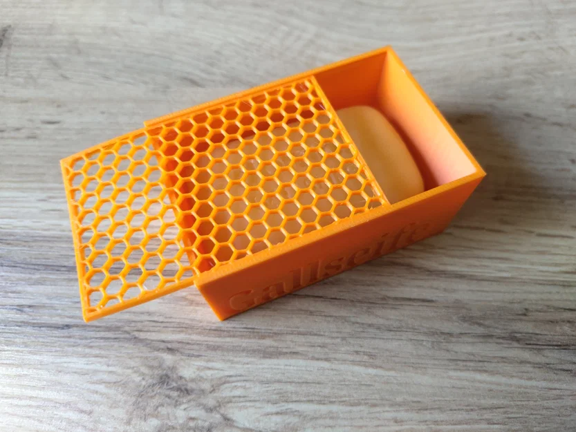 Hộp Đựng Xà Phòng Gallseife Thiết Kế Tổ Ong Thoáng Khí In 3D - Image 1