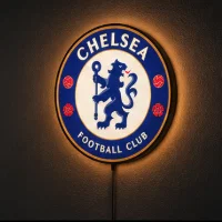 Hộp Đèn LED CLB Chelsea | File STL In 3D Đa Sắc