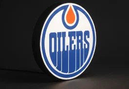 Hộp đèn LED Edmonton Oilers | File STL in 3D nhiều màu sắc - Image 3