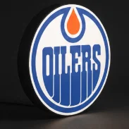 Hộp đèn LED Edmonton Oilers | File STL in 3D nhiều màu sắc
