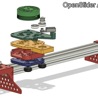 OpenSlider XYZ Camera Slider - Ray trượt máy ảnh cơ giới hóa
