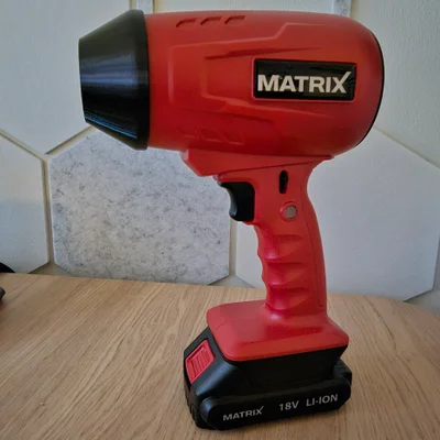 Bộ đầu thổi cho máy Matrix 18V (Đầu dẹt, nhỏ và tròn lớn)