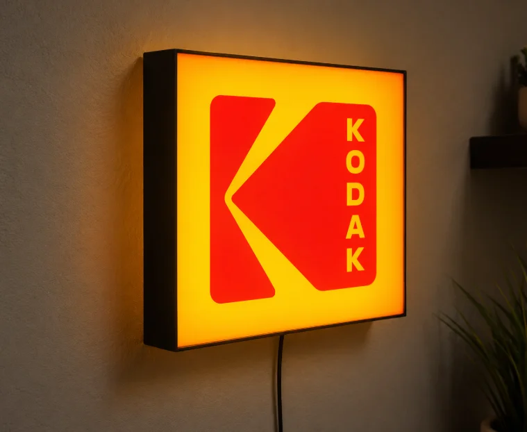 Hộp Đèn LED Hình Máy Ảnh Kodak | File STL In 3D Nhiều Màu 1