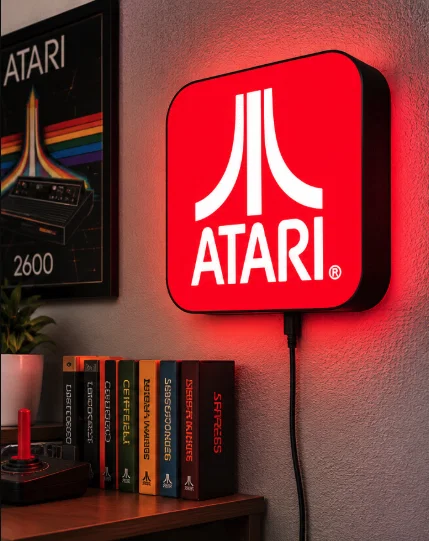 Hộp Đèn LED Atari Gaming | File STL In 3D Nhiều Màu - Image 1