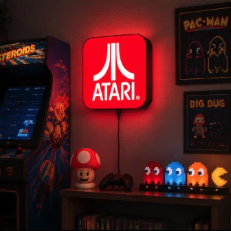 Hộp Đèn LED Atari Gaming | File STL In 3D Nhiều Màu