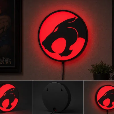 Hộp Đèn LED Thundercats | Mô Hình In 3D Đa Sắc Màu (STL)
