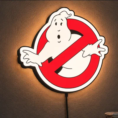 Mô hình hộp đèn LED Ghostbusters | File STL in 3D nhiều màu