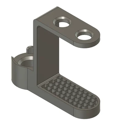 Giá đỡ bàn chải đánh răng họa tiết lục giác in 3D độc đáo