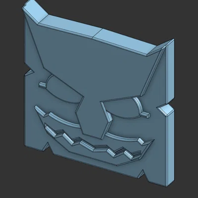 Mô hình 3D nhân vật Vortrox trong Geometry Dash siêu nét