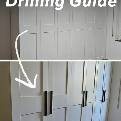 Ikea Grimo - Dưỡng khoan - Tay nắm và Núm cửa