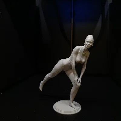 Sportswoman - Mô hình nữ vận động viên cho in 3D