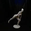 Sportswoman - Mô hình nữ vận động viên cho in 3D - Thumbnail 4