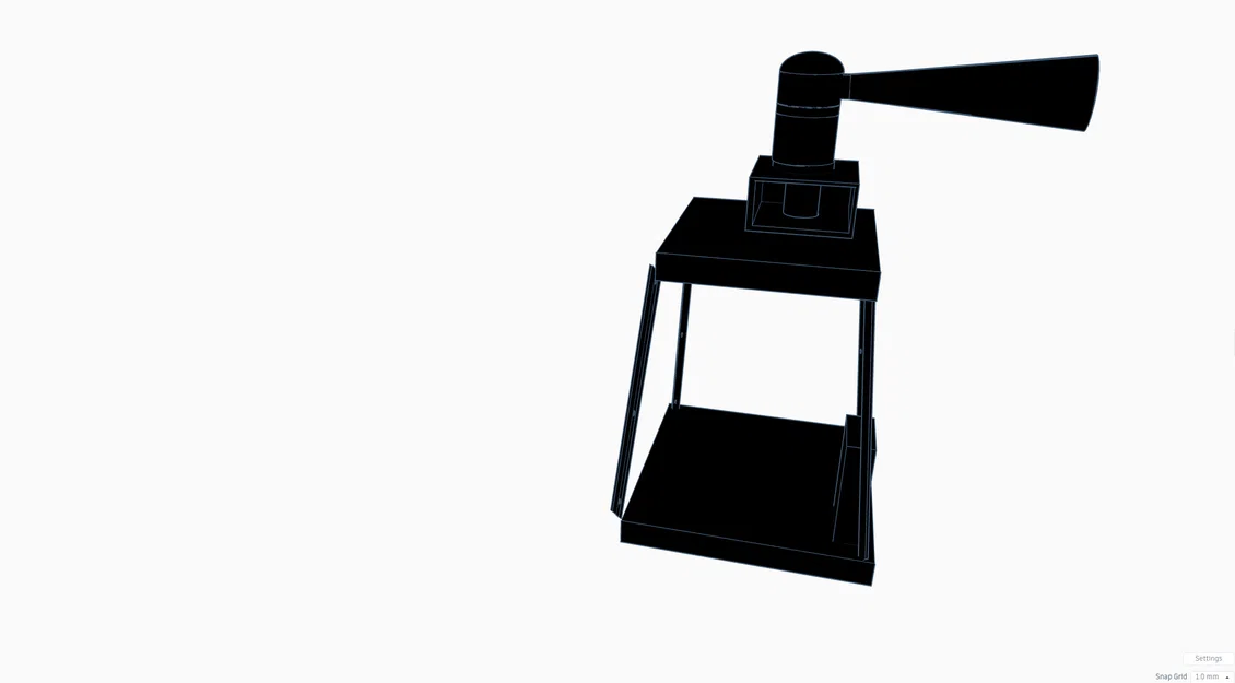 Mô hình còi báo động (Siren) thiết kế dạng module 3D - Image 1