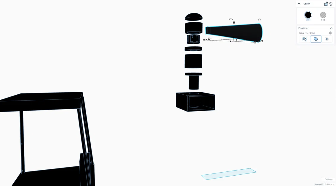 Mô hình còi báo động (Siren) thiết kế dạng module 3D - Image 2