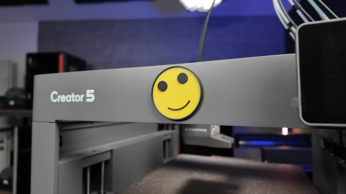 Mô hình Smiley - Mặt cười trang trí in 3D vui nhộn, dễ thực hiện - Image 1
