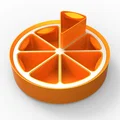 Hộp đựng đồ hình múi cam Orange Slice Drawer Storage - Thumbnail 1
