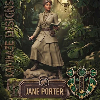 Tượng mô hình lấy cảm hứng từ nhân vật Jane Porter