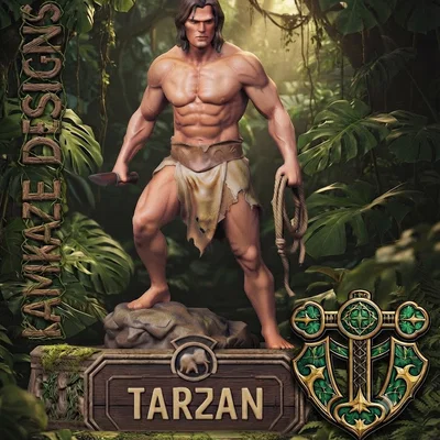 Tượng lấy cảm hứng từ Tarzan