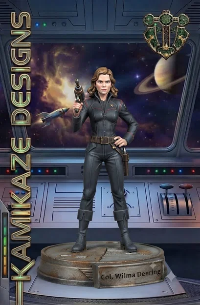 Tượng mô hình Col. Wilma Deering (Buck Rogers) - Image 1