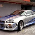 Mâm RC Drift 1:10 Skyline R34 Fast&Furious2 - Thumbnail 1