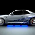 Mâm RC Drift 1:10 Skyline R34 Fast&Furious2 - Thumbnail 3